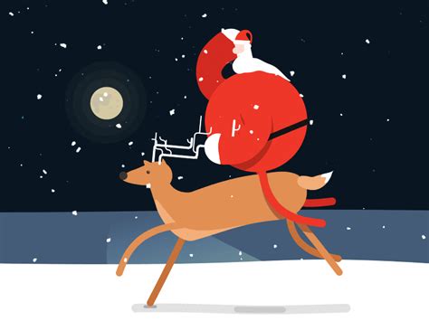 funny santa gif|santa claus with reindeer gif.